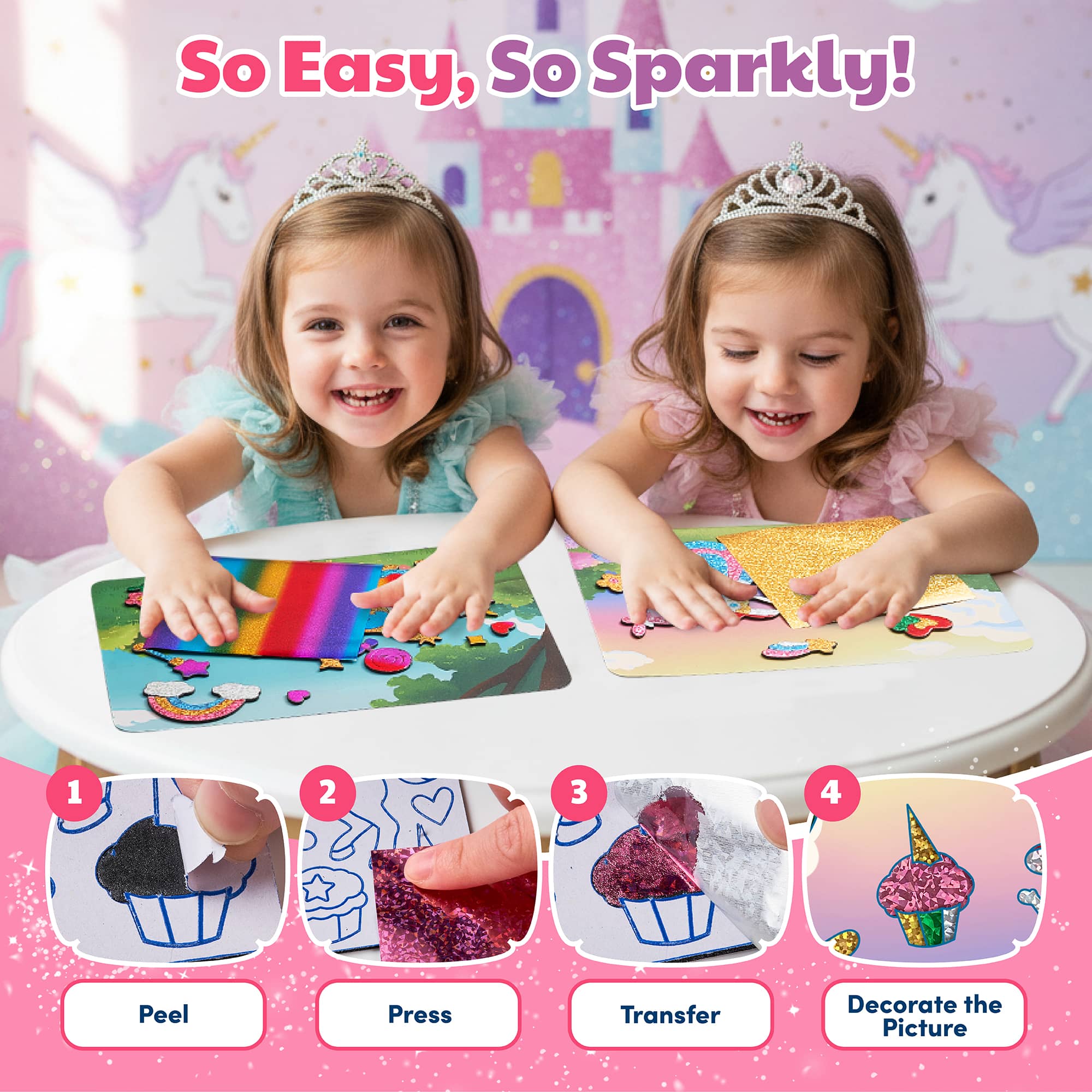 Princess Sparkle Foil - 24 Set (Найзуудын 24 ширхэг багцтай) 3