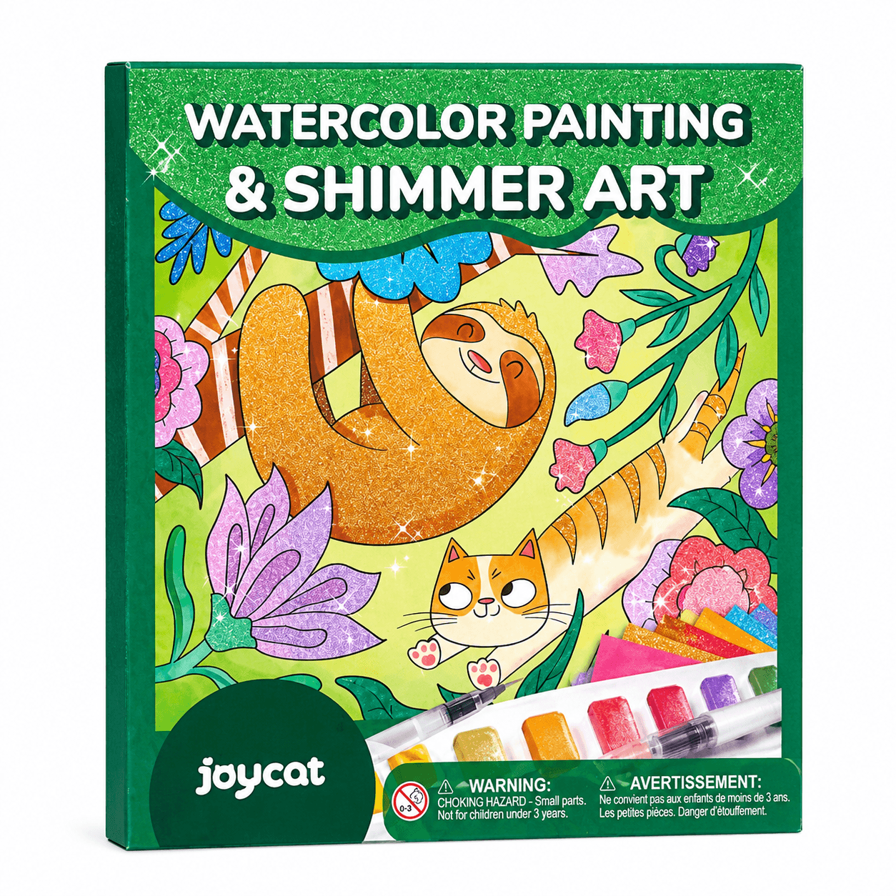 Animal - Watercolor Painting & Shimmer Art